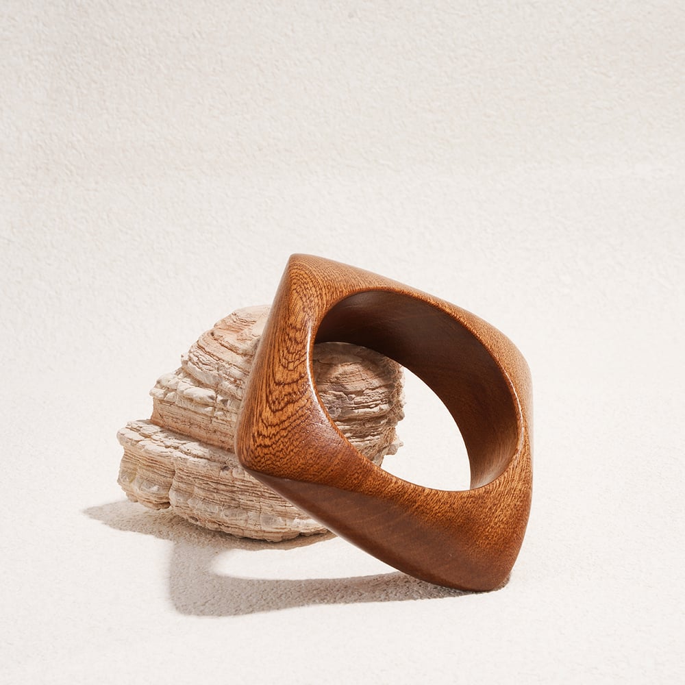 1 Piece Wood Statement Bangle h5Picture6