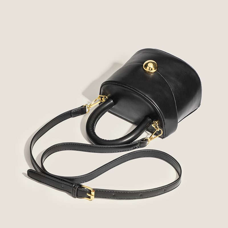 1 Piece Classic Circle PU Women's Bucket Bags Picture2