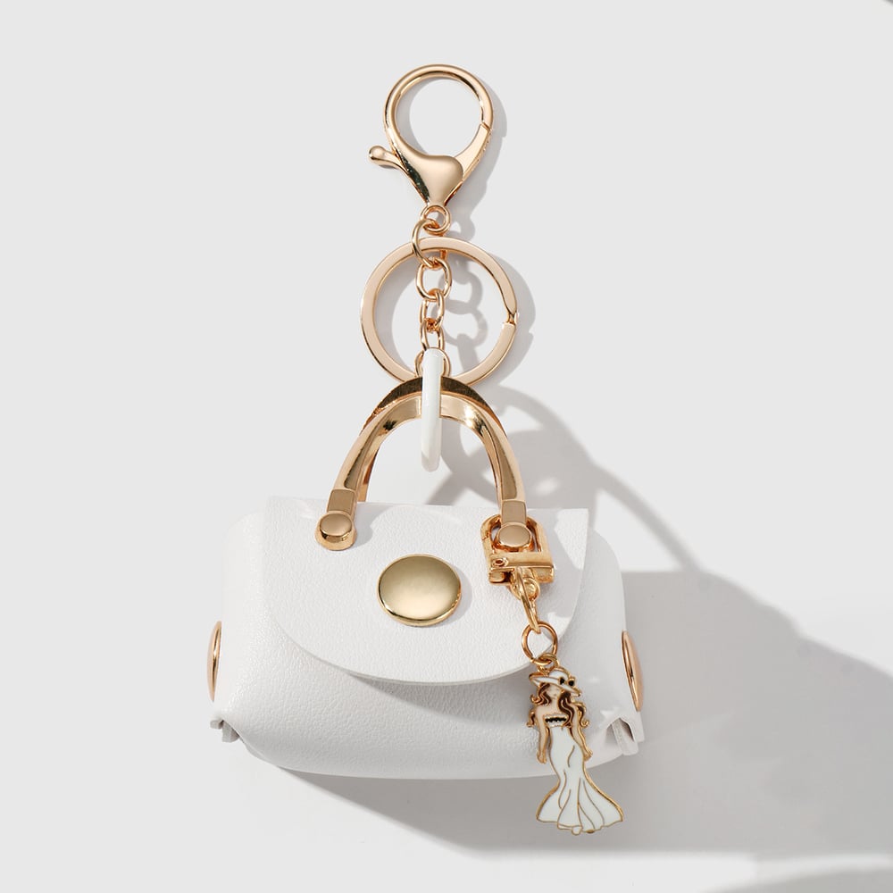 1 Piece Solid Color Mini Bag Charm