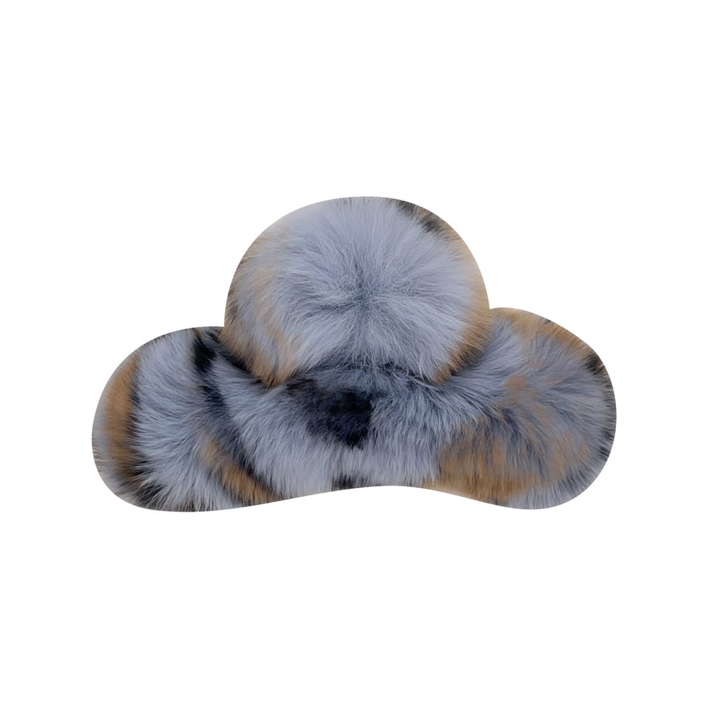 1 Piece Luxurious  Cute Leopard Print Imitation Fur Women's Hair Claws h5Picture3