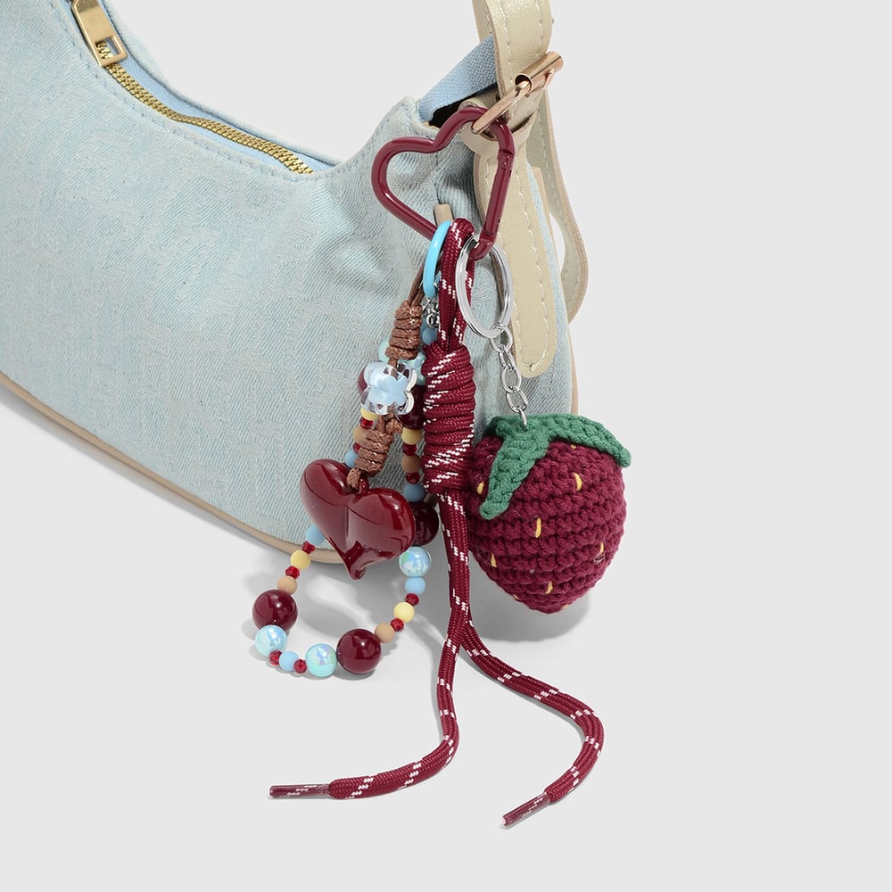 1 Piece Strawberry Bag Charm Picture3