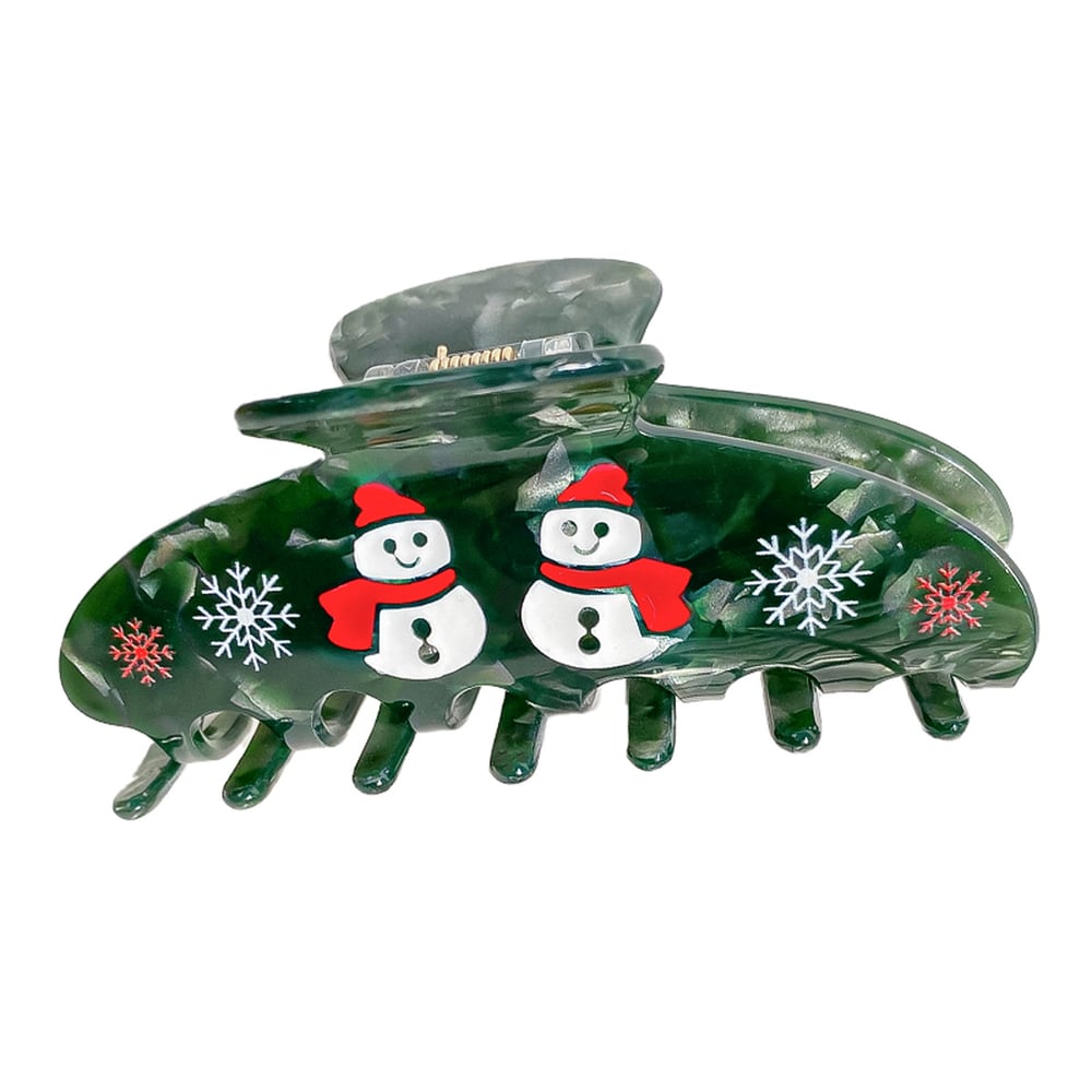 1 Piece Romantic Series Cute Christmas Acrylic Women's Hair Claws h5Picture4