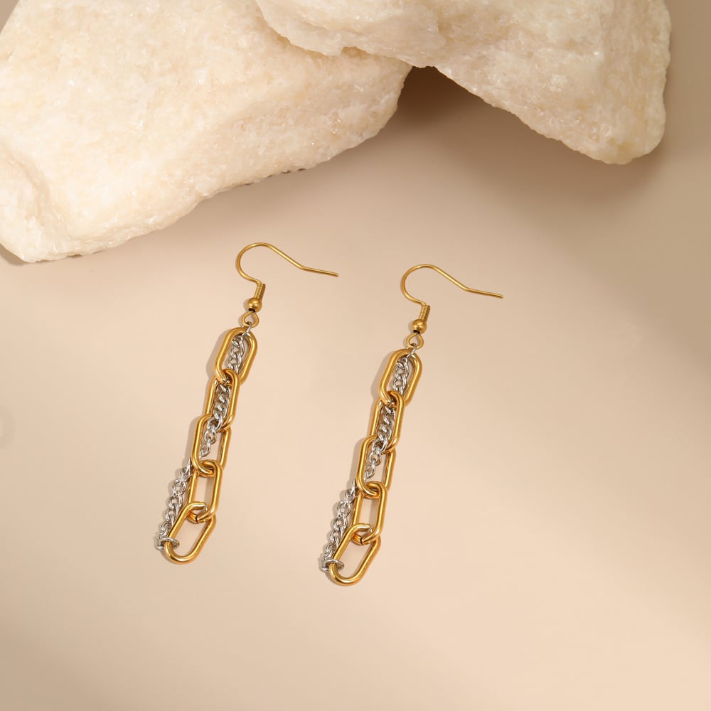 1 Piece Daily Tassel Chain Stainless Steel Women's Chain Necklaces h5Picture3