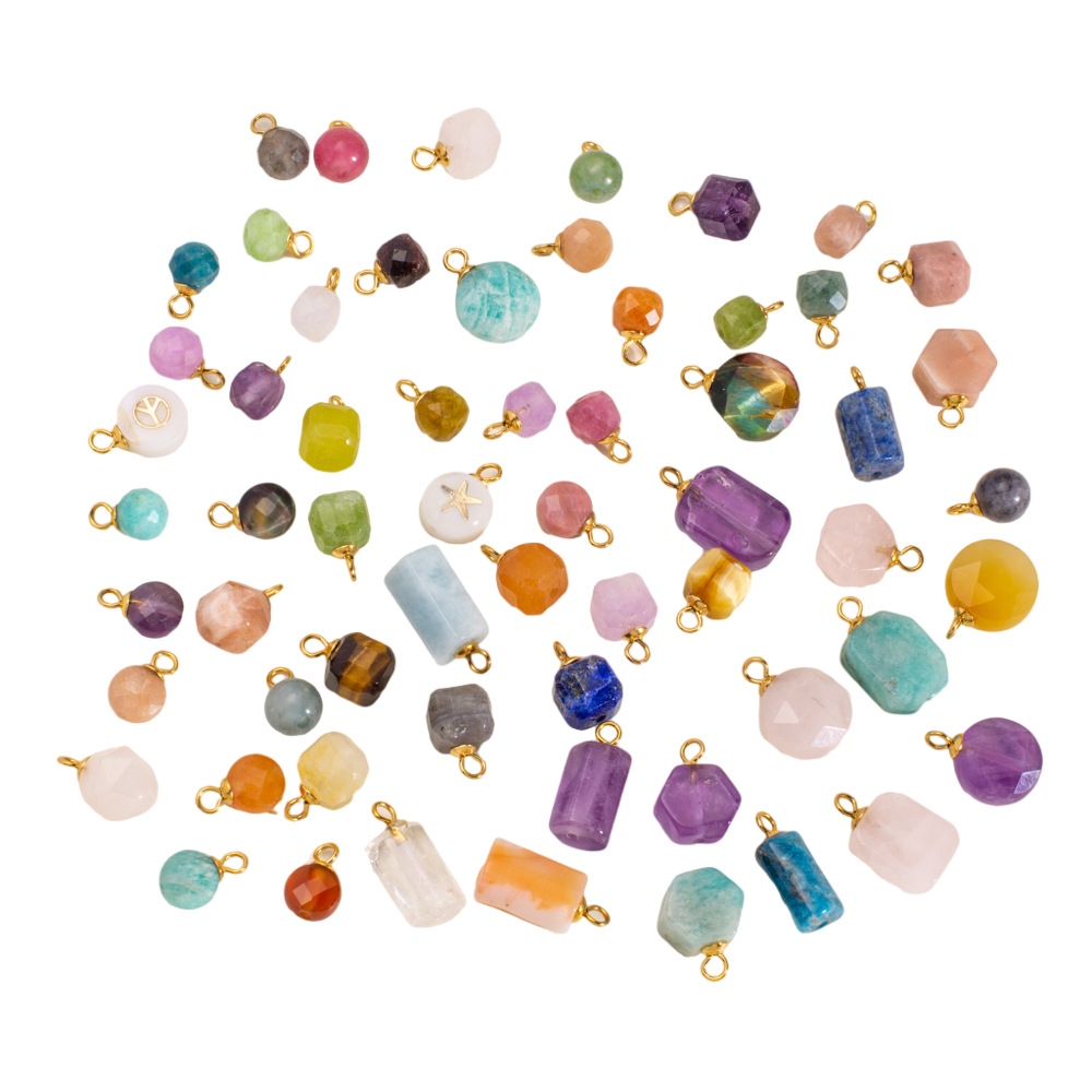 1 Piece Simple DIY Casual Irregular Shape Natural Stones Women's Pendants Picture4