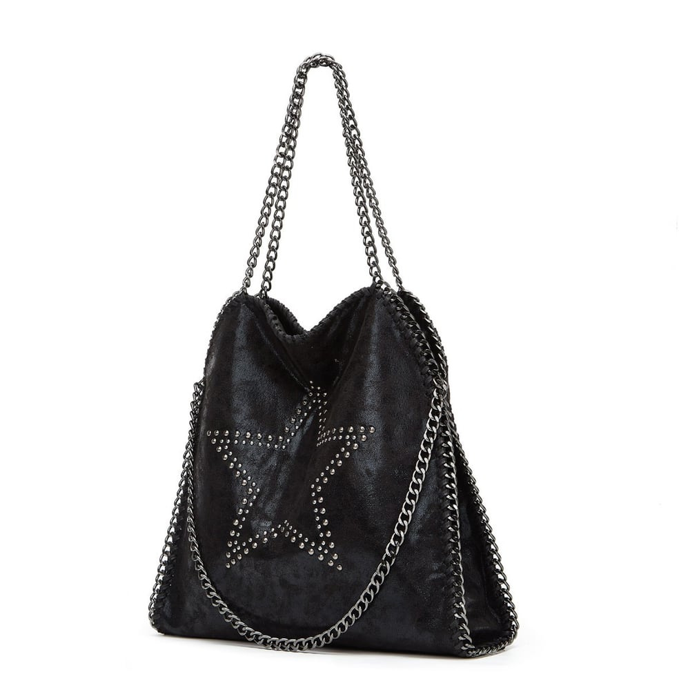 1 Piece Modern Rivet Star PU Women's Handbags Picture3