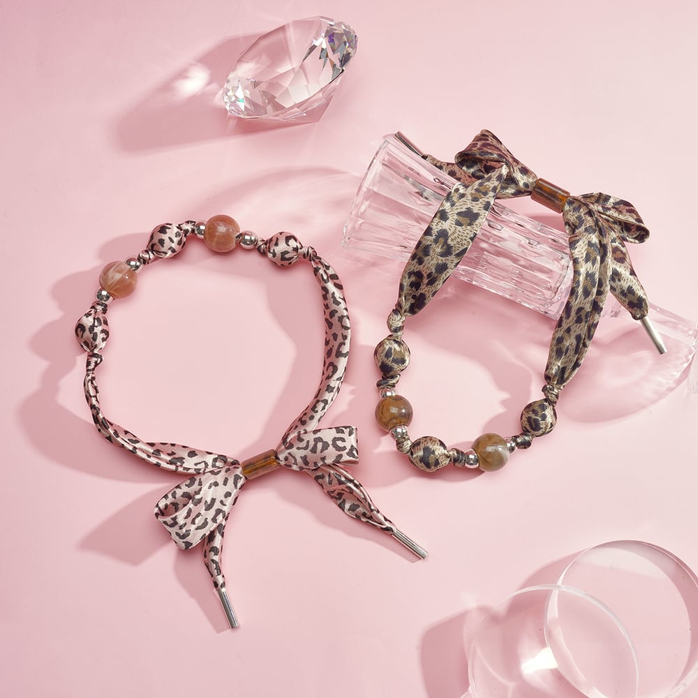 1 Piece Retro Leopard Print Fabric Scarf Necklace h5Picture3