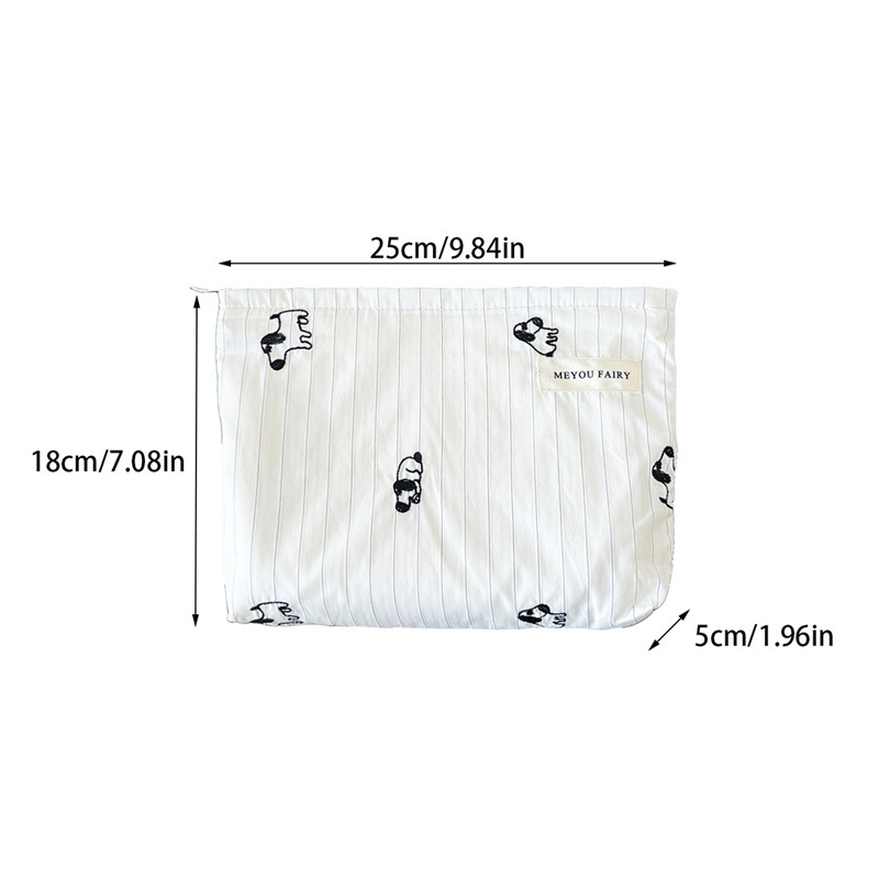 1 Piece Simple Cute Cartoon Puppy  Women's Makeup Bags Picture5