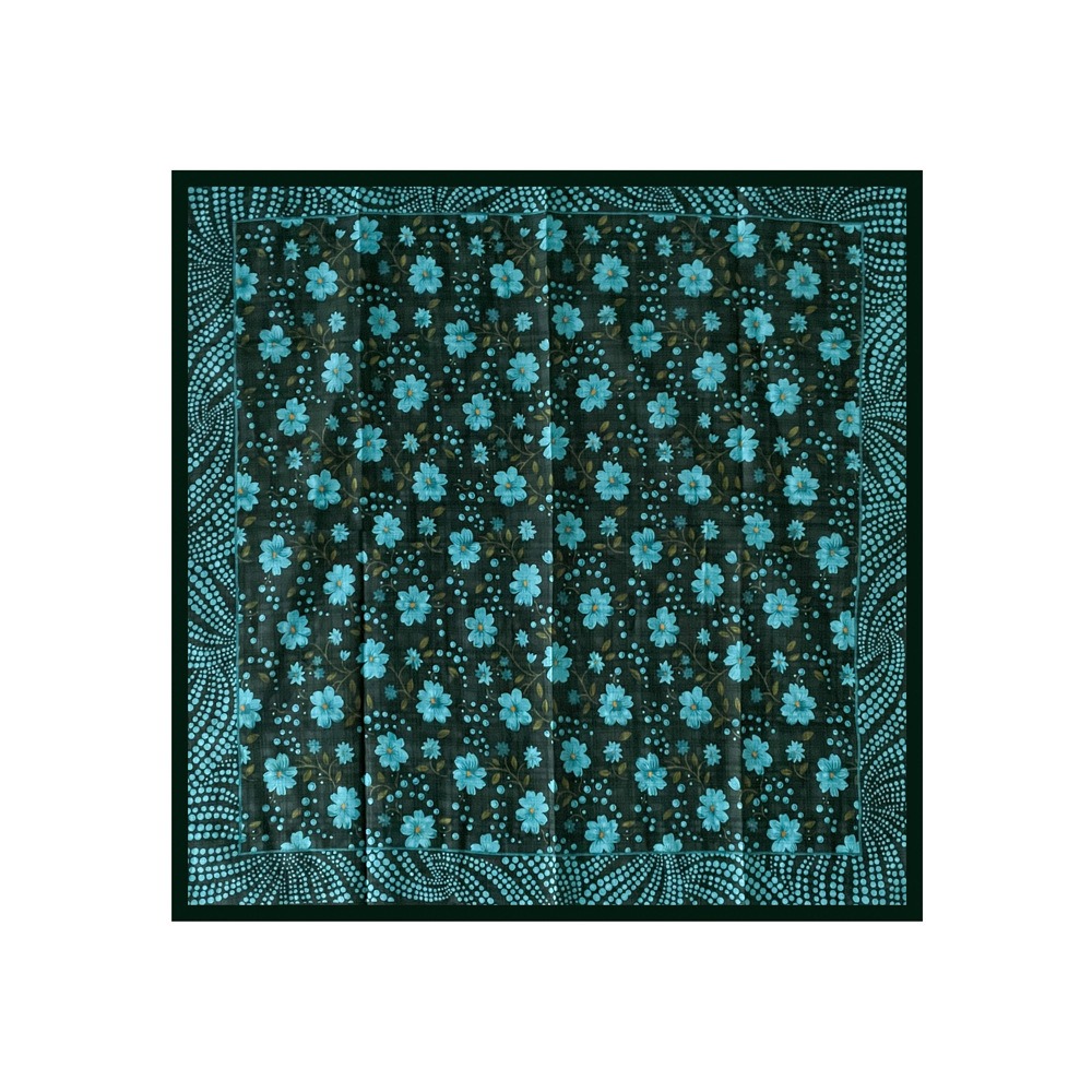 1 Piece Romantic Flower Cotton Women's Bandana 