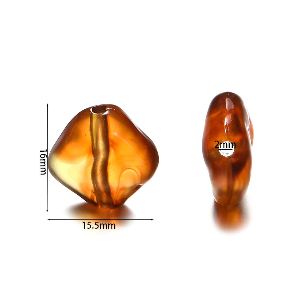 1 Bag of DIY Irregular Shape Acrylic Jewelry Beads Picture4