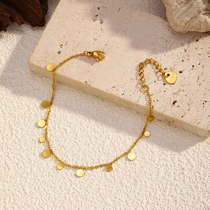 1 Piece Stainless Steel Gold Color Chain Bracelet Picture2