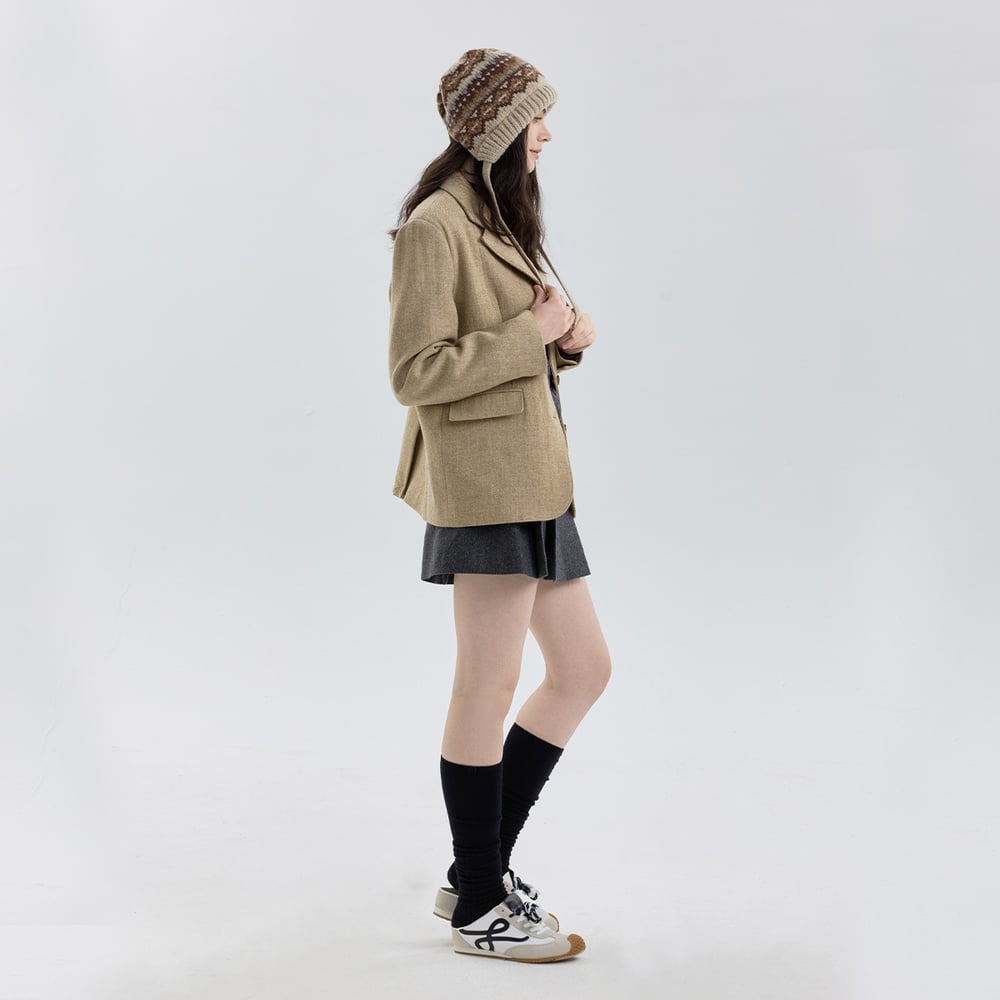 1 Piece Classic Series Fair Isle Woven Polyester Women's Hats h5Picture3