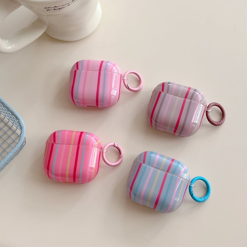 1 Stück Farbstreifen Damen Kopfhörertasche h5Bild2