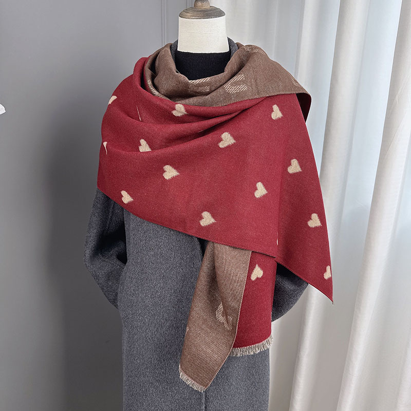1 Piece Sweet Heart Winter Scarve 