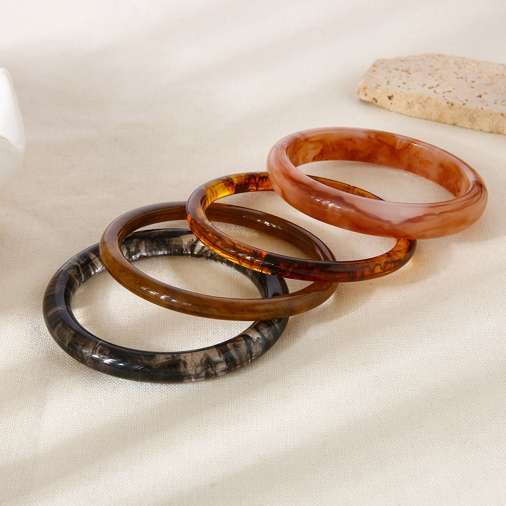 1 stuk klassieke retro cirkelvormige, kleurverloophars damesarmbanden h5Afbeelding2