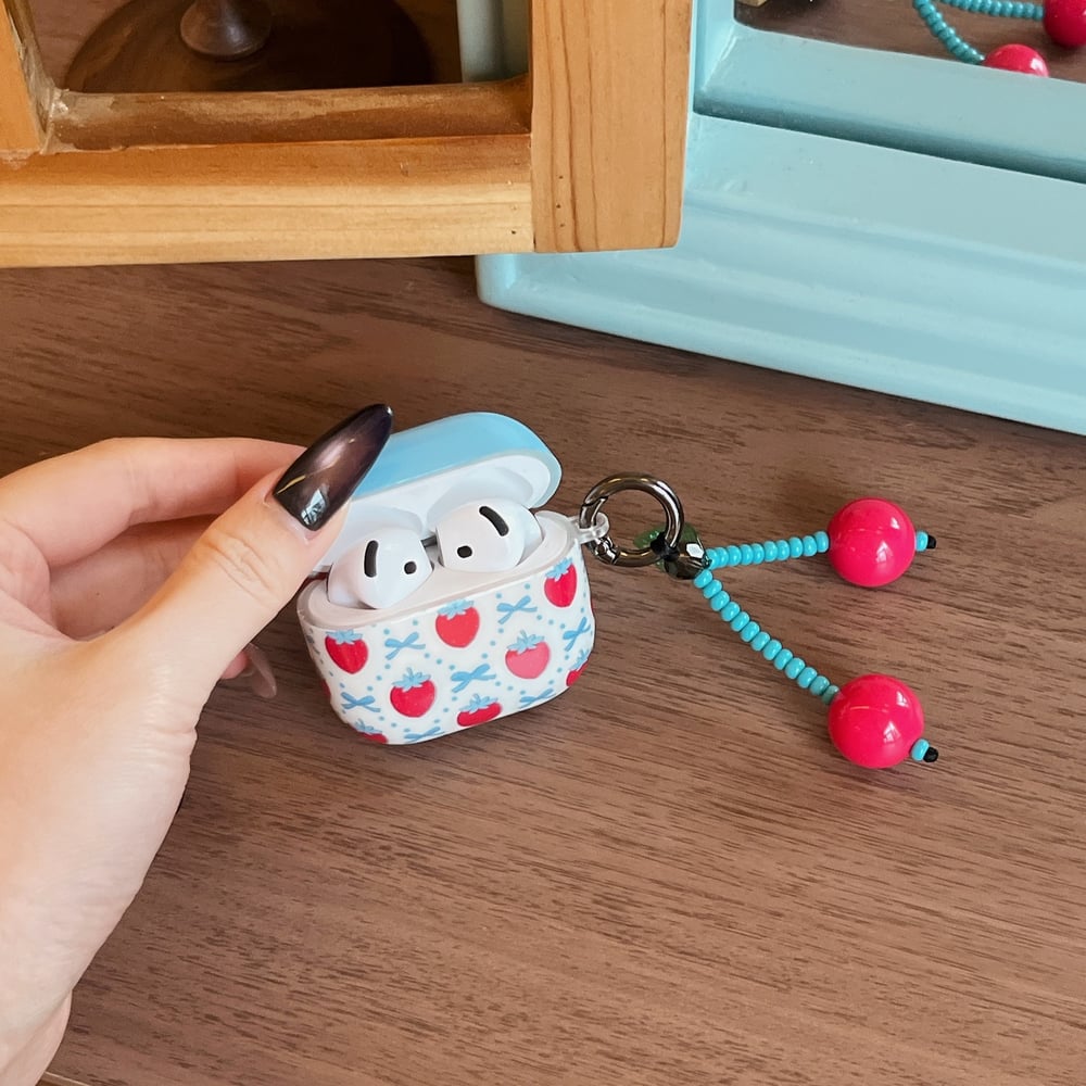 1 Stück süße, schöne Erdbeer-Kopfhörerhülle für Damen 