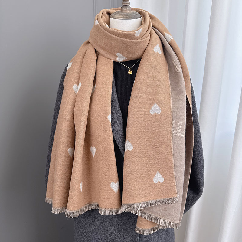1 Piece Sweet Heart Winter Scarve Picture3