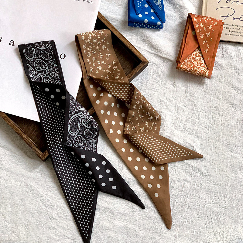 1 Piece Classic Paisley Pattern Polyester Women's Bandana Picture3