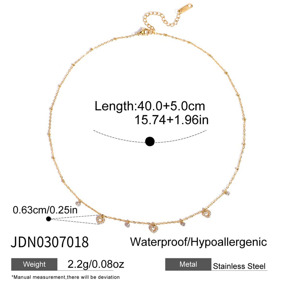 1 Piece Sophisticated Cross Stainless Steel Gold Color Zircon Women's Pendant Necklaces Picture2