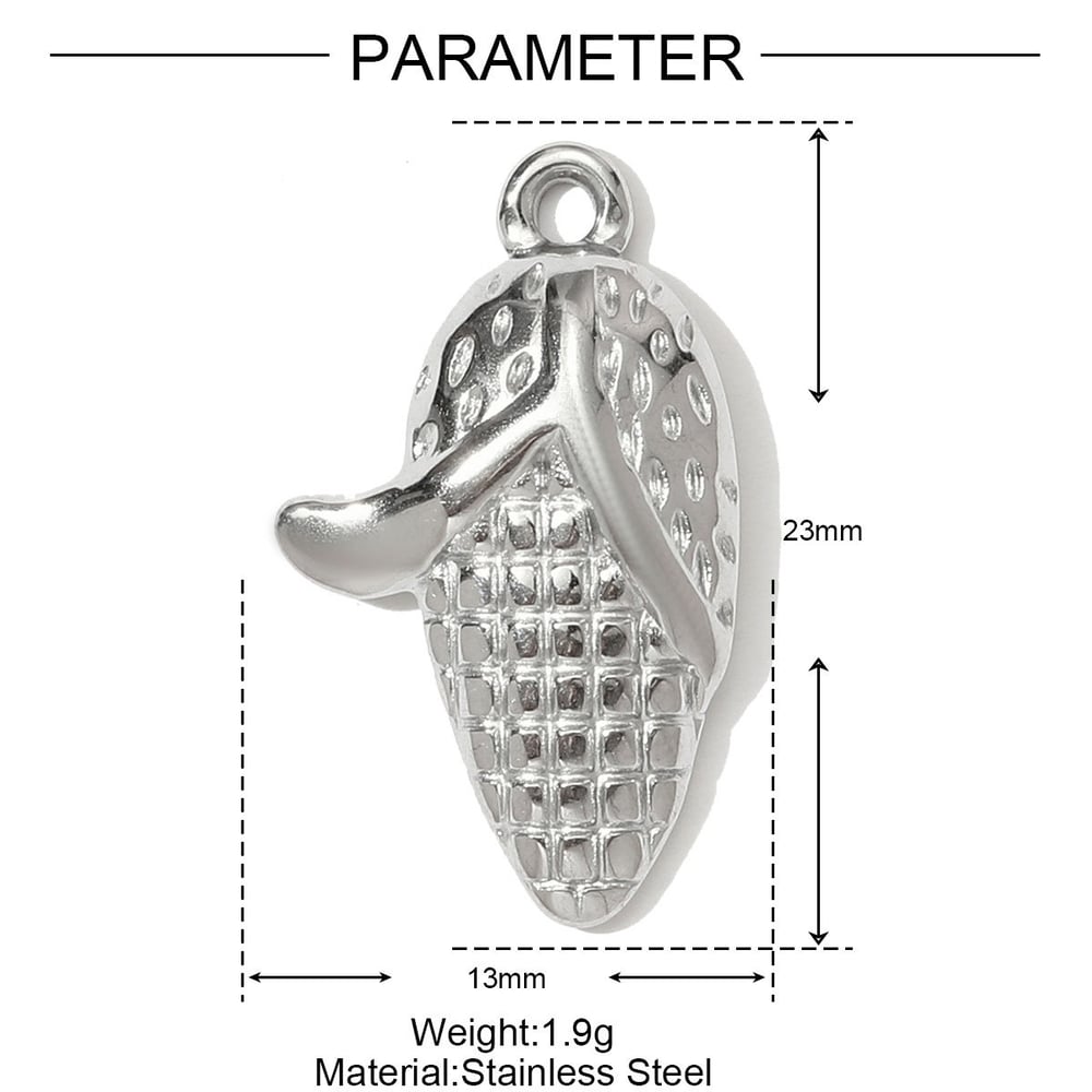 1 Piece Gorgeous Angel Stainless Steel Women's Pendants h5Picture2