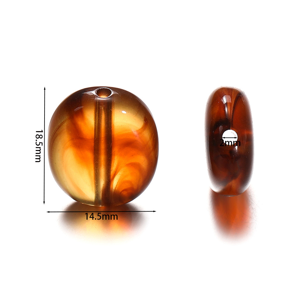 1 Bag of DIY Circle Acrylic Jewelry Beads h5Picture5