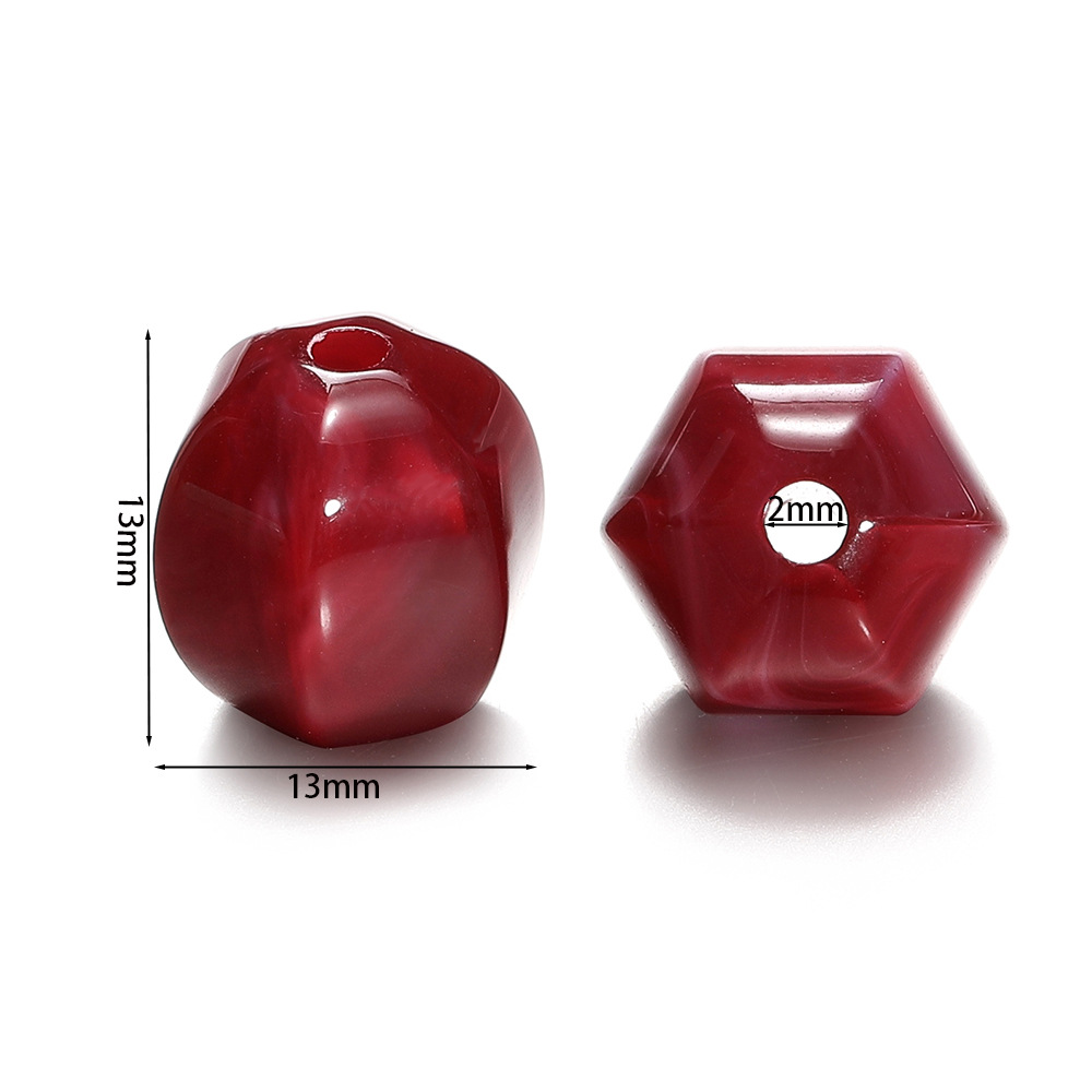 1 Bag of DIY Gradient Color Acrylic Jewelry Beads Picture4