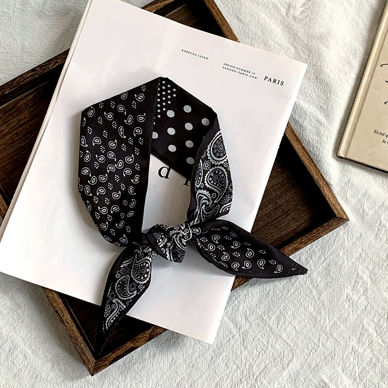 1 Piece Classic Paisley Pattern Polyester Women's Bandana Picture2