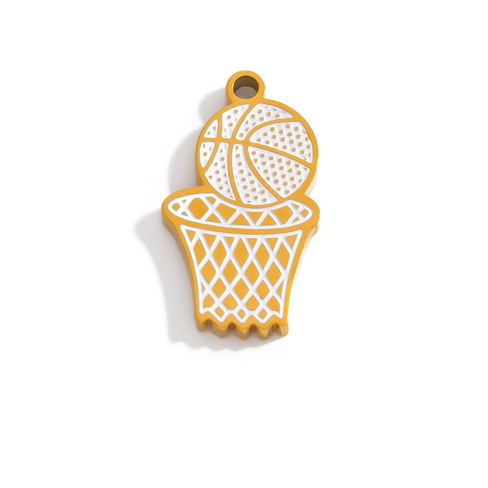 1 Stück einfache Serie DIY Cartoon Edelstahl Damen Anhänger h5Bild3