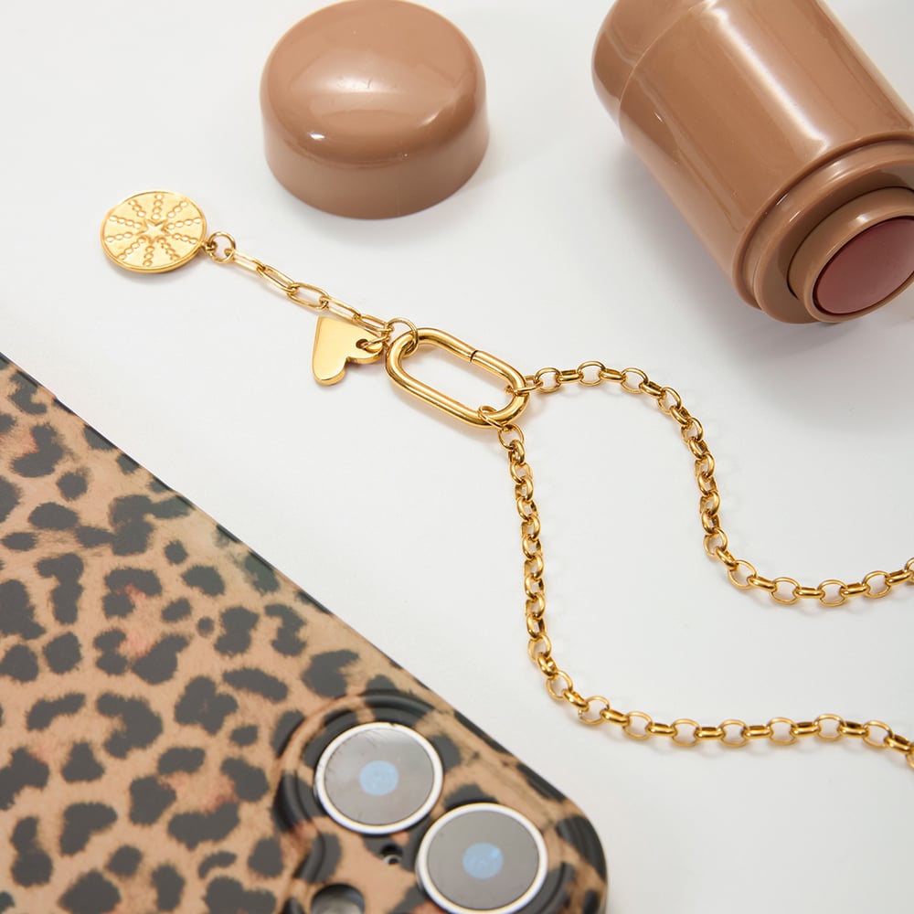 1 Piece Luxurious Tassels Stainless Steel Gold Color Women's Pendant Necklaces h5Picture6