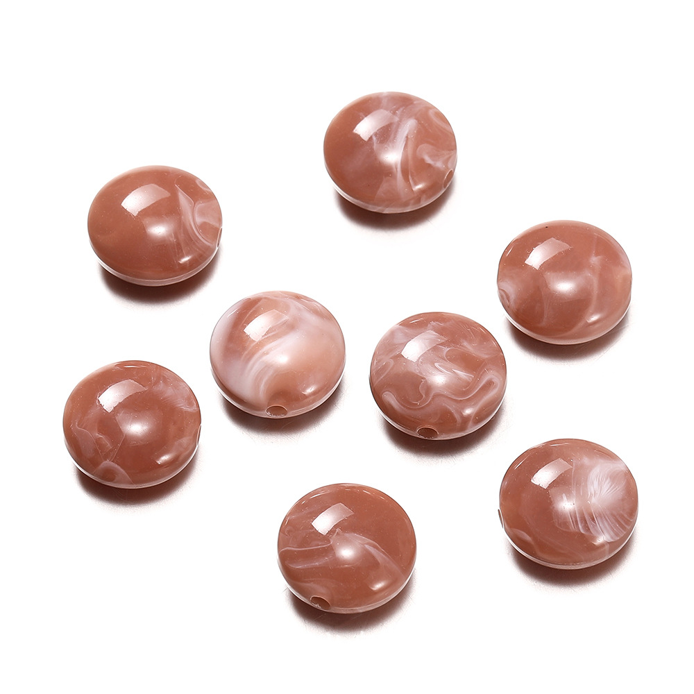 1 Bag of Circle Acrylic Jewelry Beads 