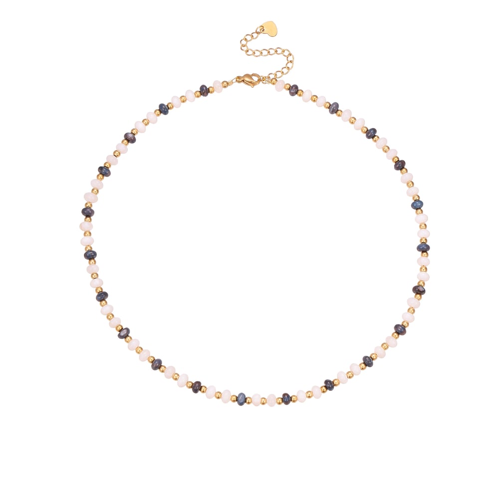 1 Piece Ethnic  Bohemian Beads Stainless Steel   Gold Color  Women's Chain Necklaces Picture5