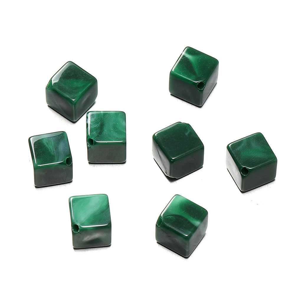 1 Bag of DIY Cube Acrylic Jewelry Beads 