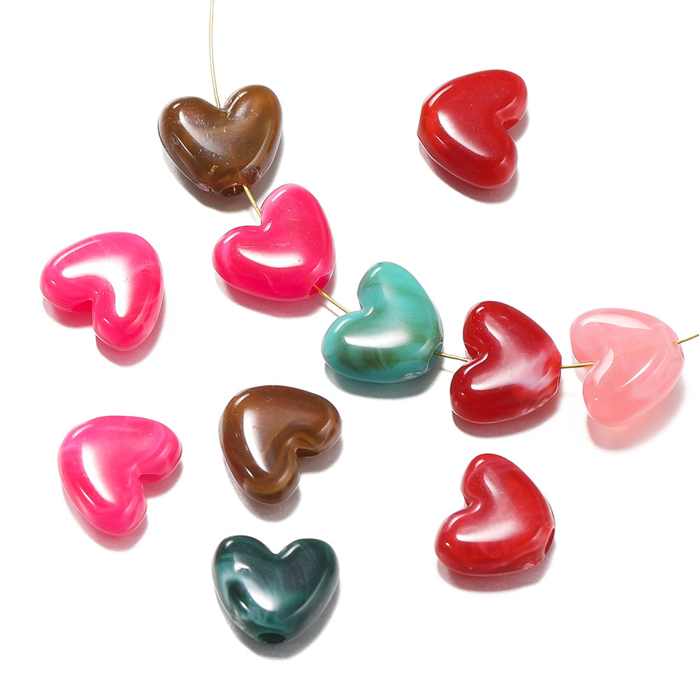 1 Bag of DIY Mini Heart Acrylic Jewelry Beads h5Picture2