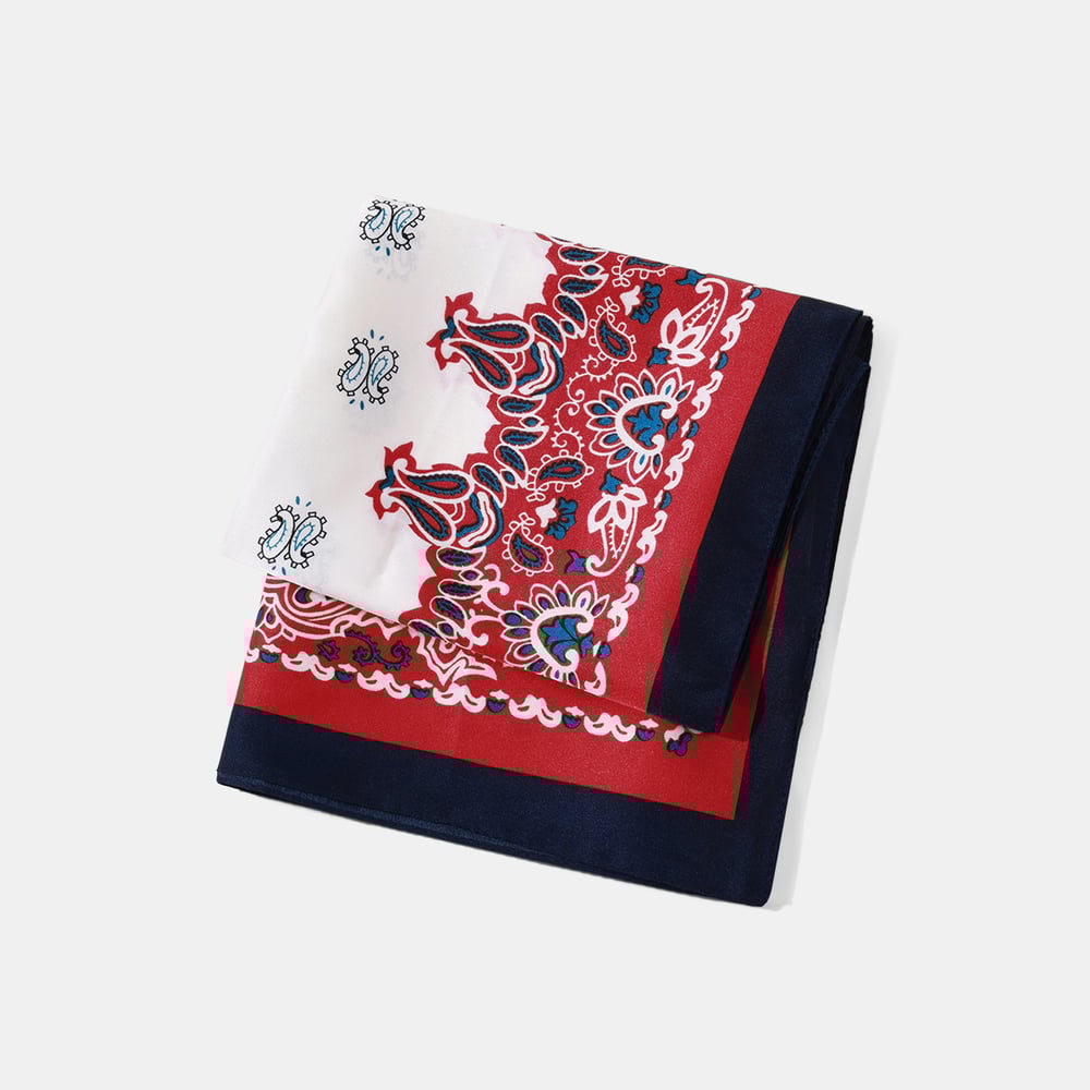 1 Piece Stylish Cashew Flower Rayon Women's Bandana Picture4