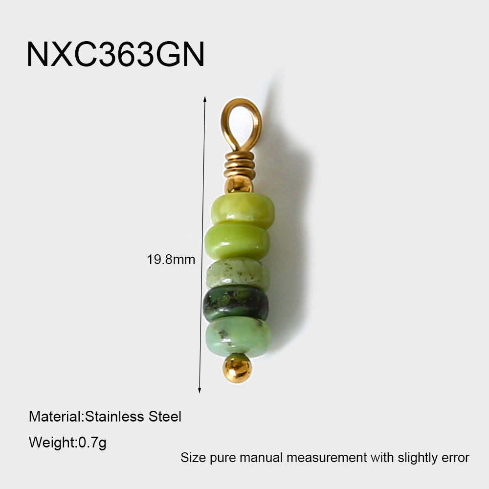 1 Stück DIY-Anhänger aus unregelmäßig geformten Natursteinen