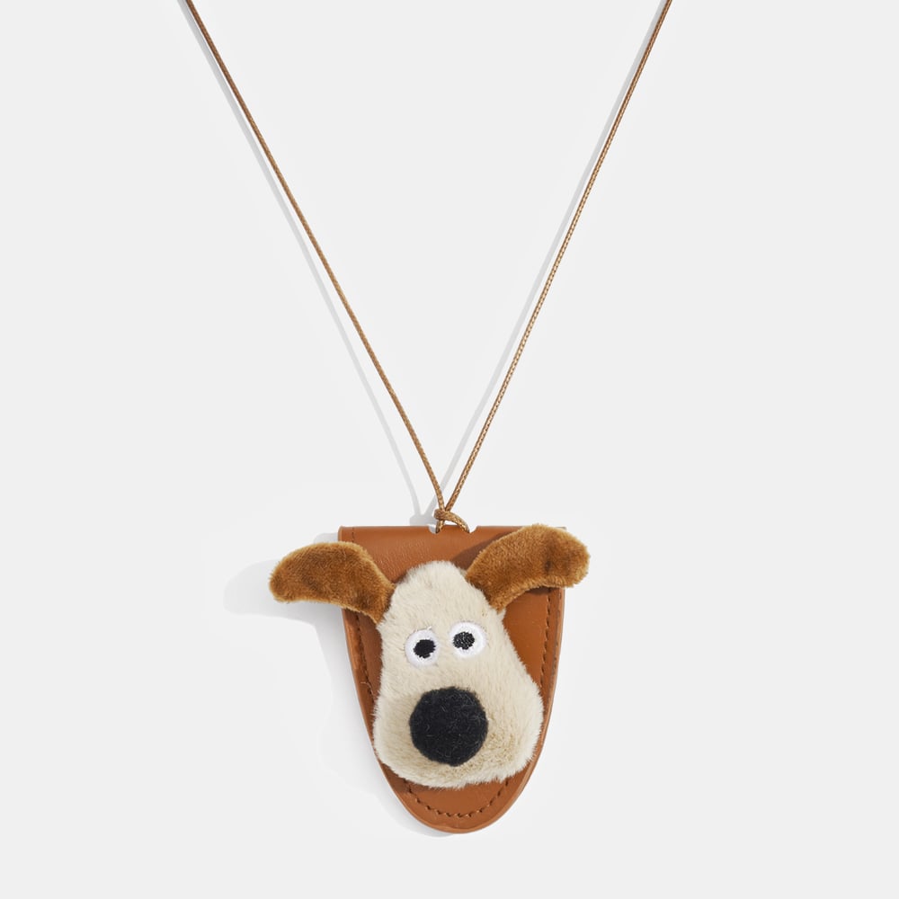 1 Piece Cute Cartoon Magnetic Leather Glasses Clip Necklace 