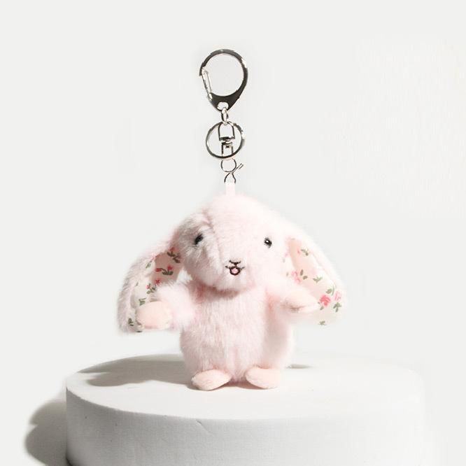 1 breloque de sac pour femme en fibre de polyester, motif lapin mignon h5Image5
