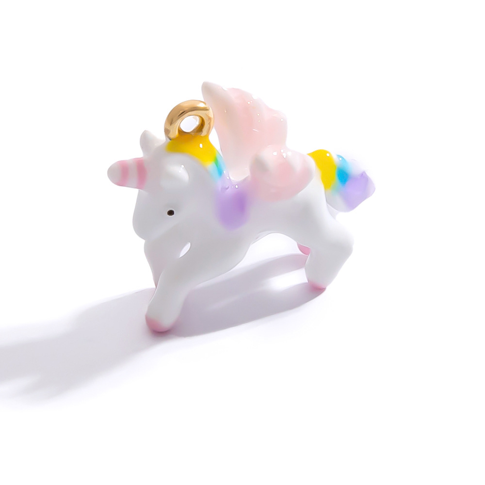 1 Stück einfache klassische Tierfruchtpflanze Edelstahl Damenanhänger Bild3