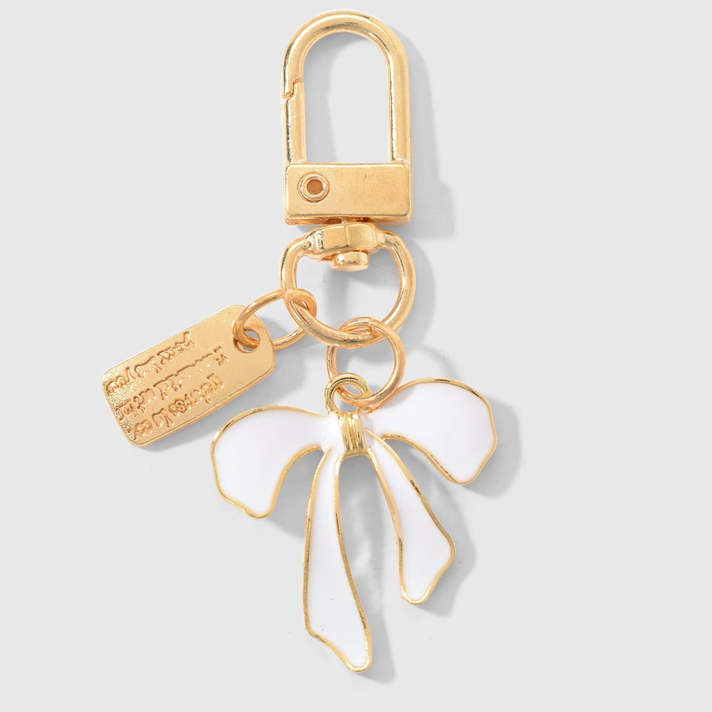 1 Piece Bow Knot Alloy Bag Charm 