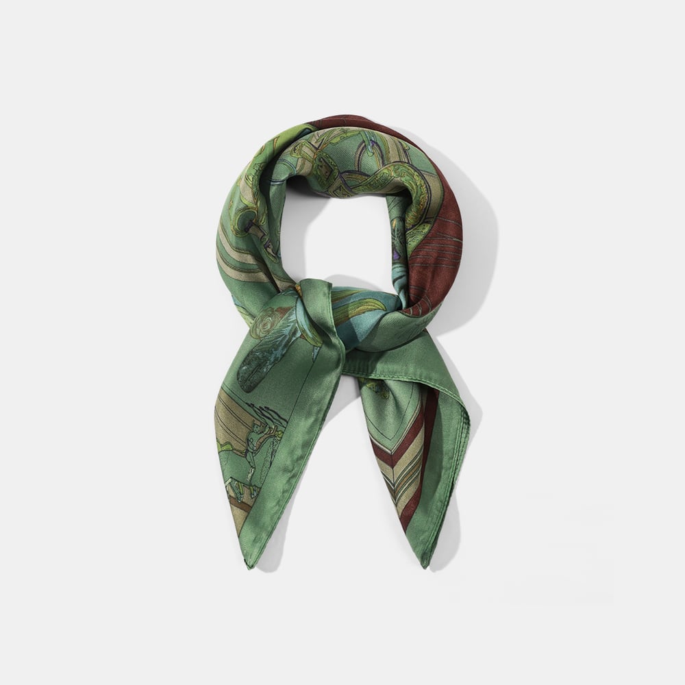 1 Piece Vintage Horse Rayon Women's Bandana Picture3