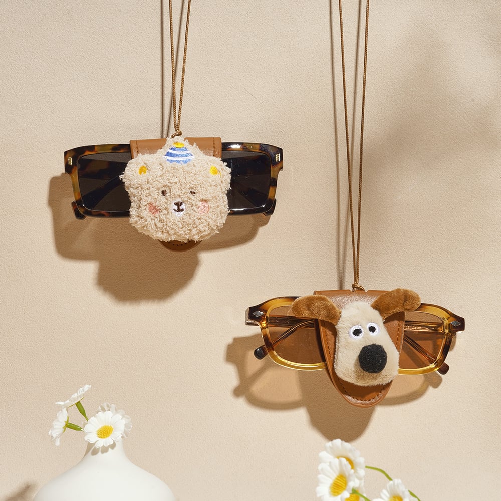 1 Piece Cute Cartoon Magnetic Leather Glasses Clip Necklace Picture5