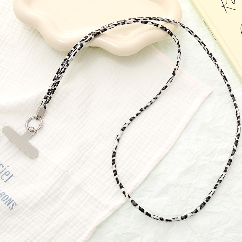 1 Piece Retro Leopard Print PU Phone Chain Picture3