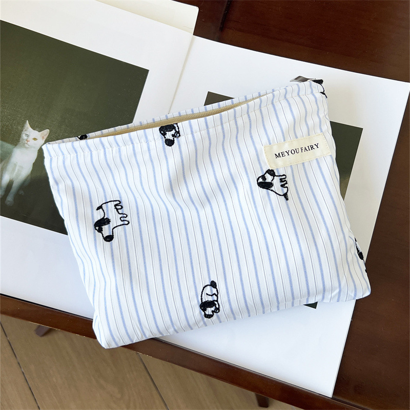 1 Piece Simple Cute Cartoon Puppy  Women's Makeup Bags 