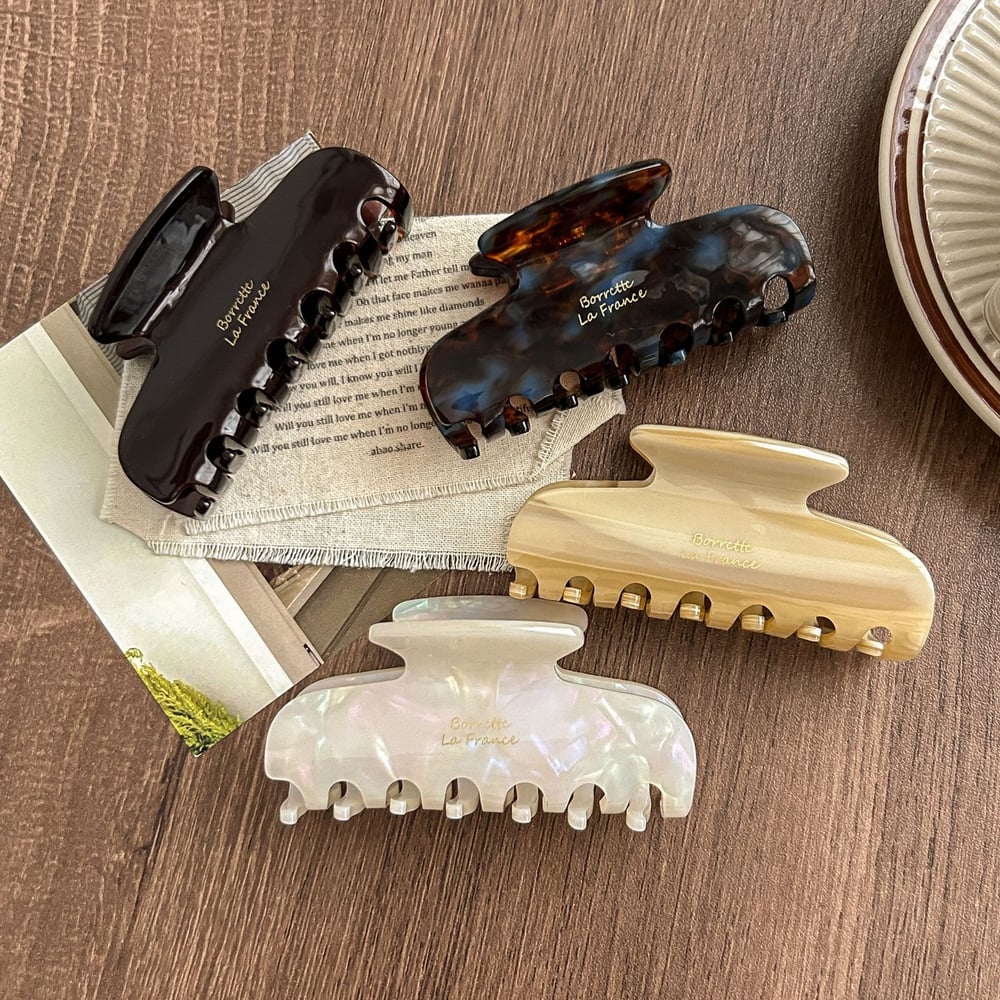 1 Piece Casual Leopard Print Gradient Color Acetate Women's Hair Clips h5Picture3