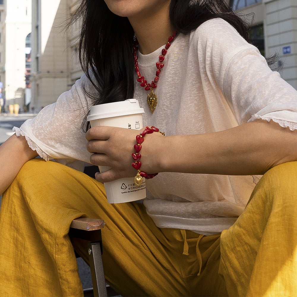 Heart Acrylic Necklaces Set h5Picture4