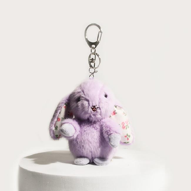 1 breloque de sac pour femme en fibre de polyester, motif lapin mignon h5Image4