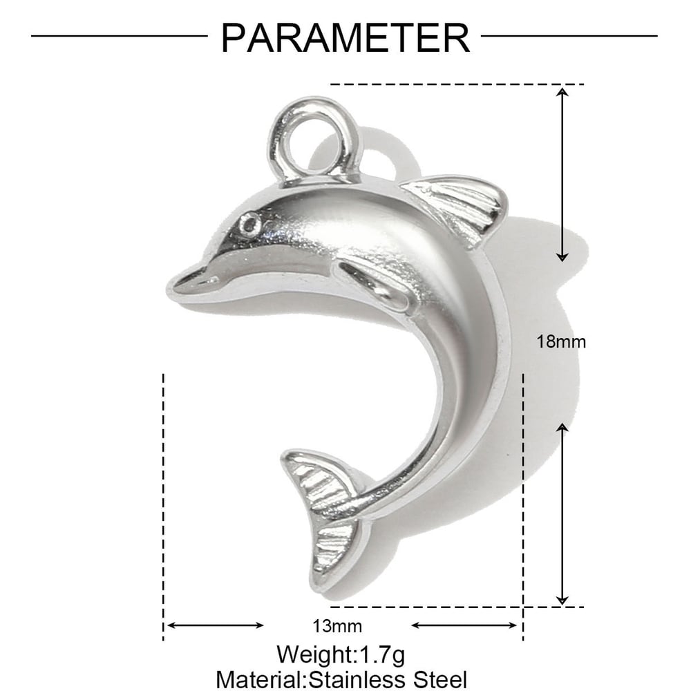 1 Piece Romantic Butterfly Stainless Steel Women's Pendants h5Picture2