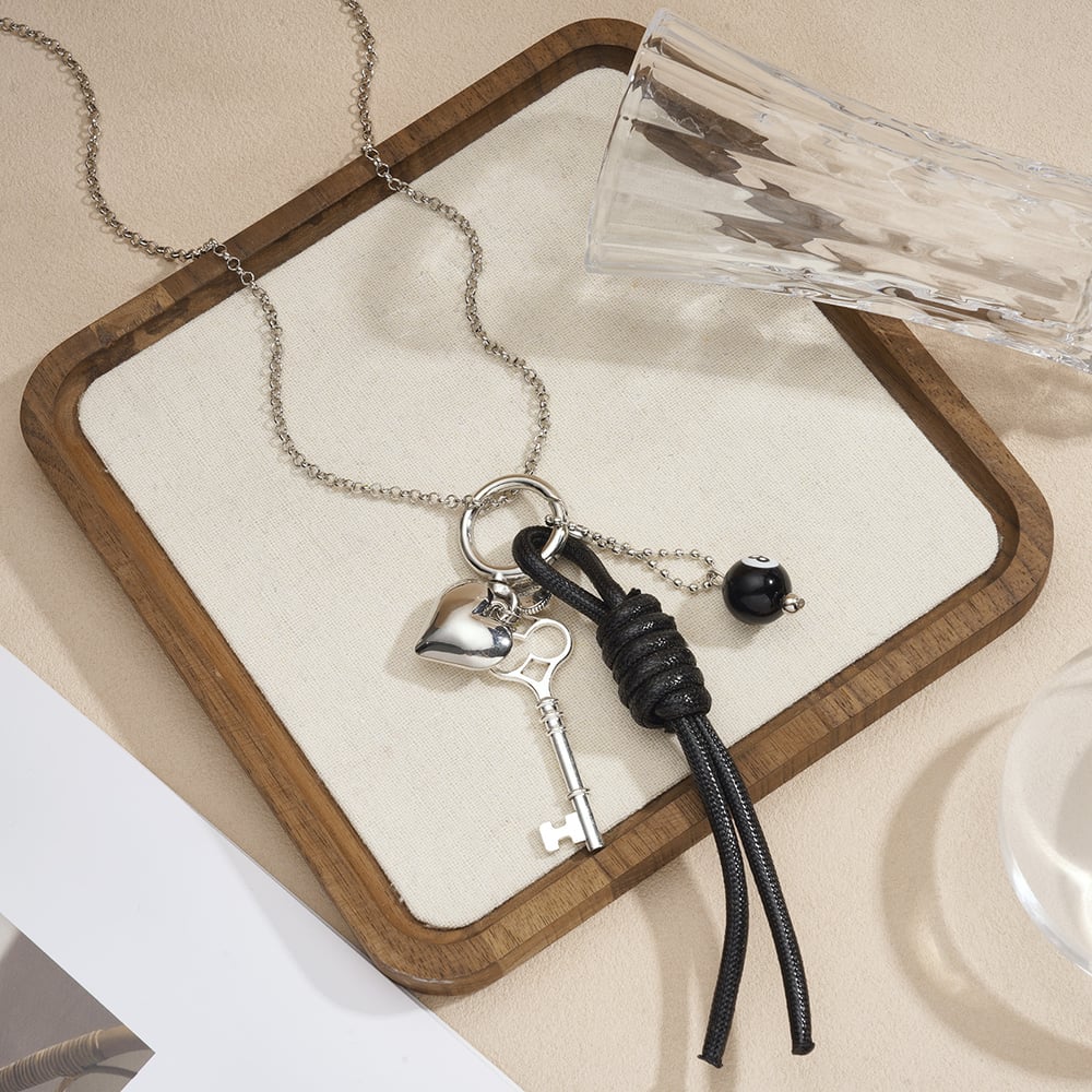 1 Stück süße lange Halskette mit Tier-Seil h5Bild5