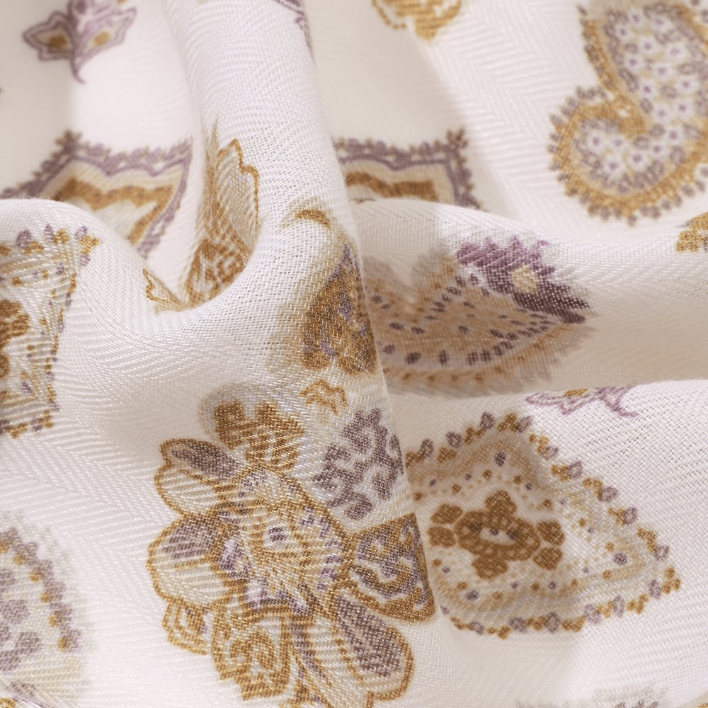 1 Piece Elegant Cashew Flower Rayon Women's Bandana Picture4