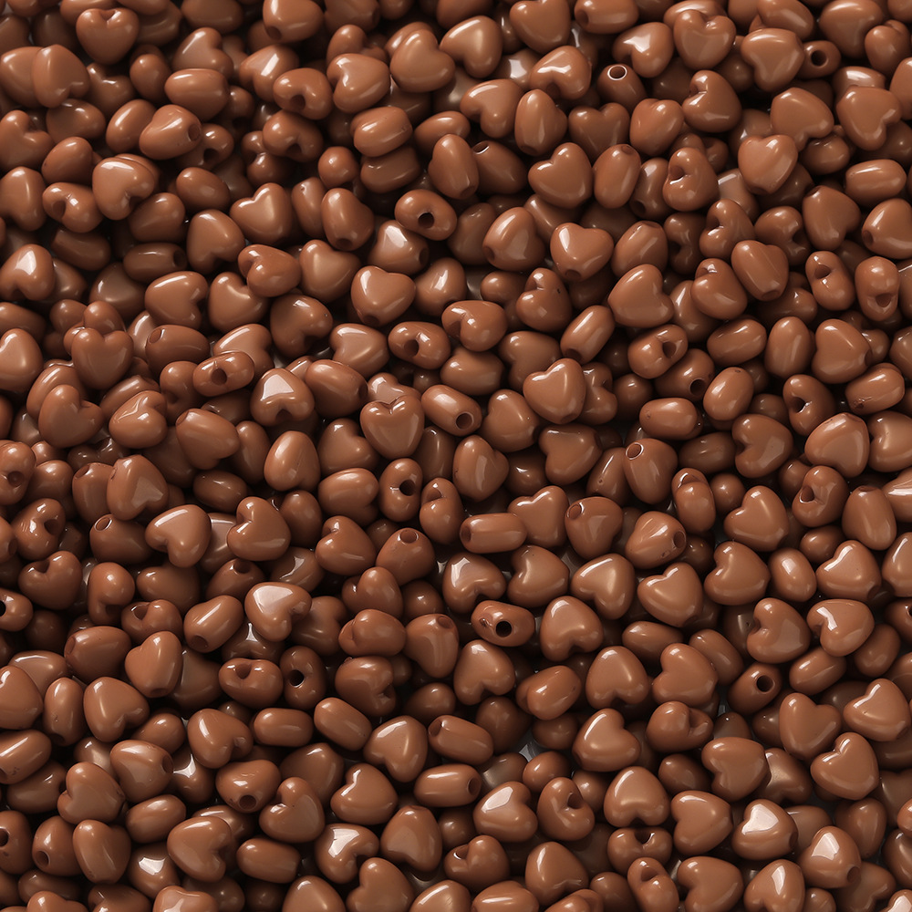 1 Bag of DIY Heart Acrylic Jewelry Beads