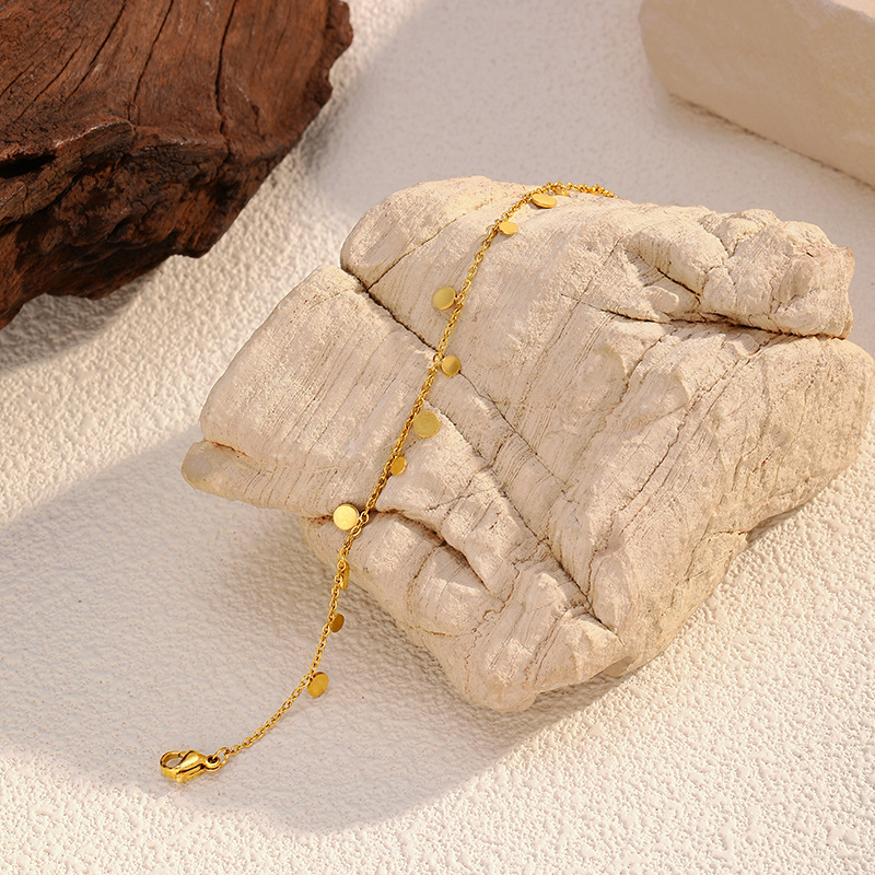 1 Piece Stainless Steel Gold Color Chain Bracelet Picture4
